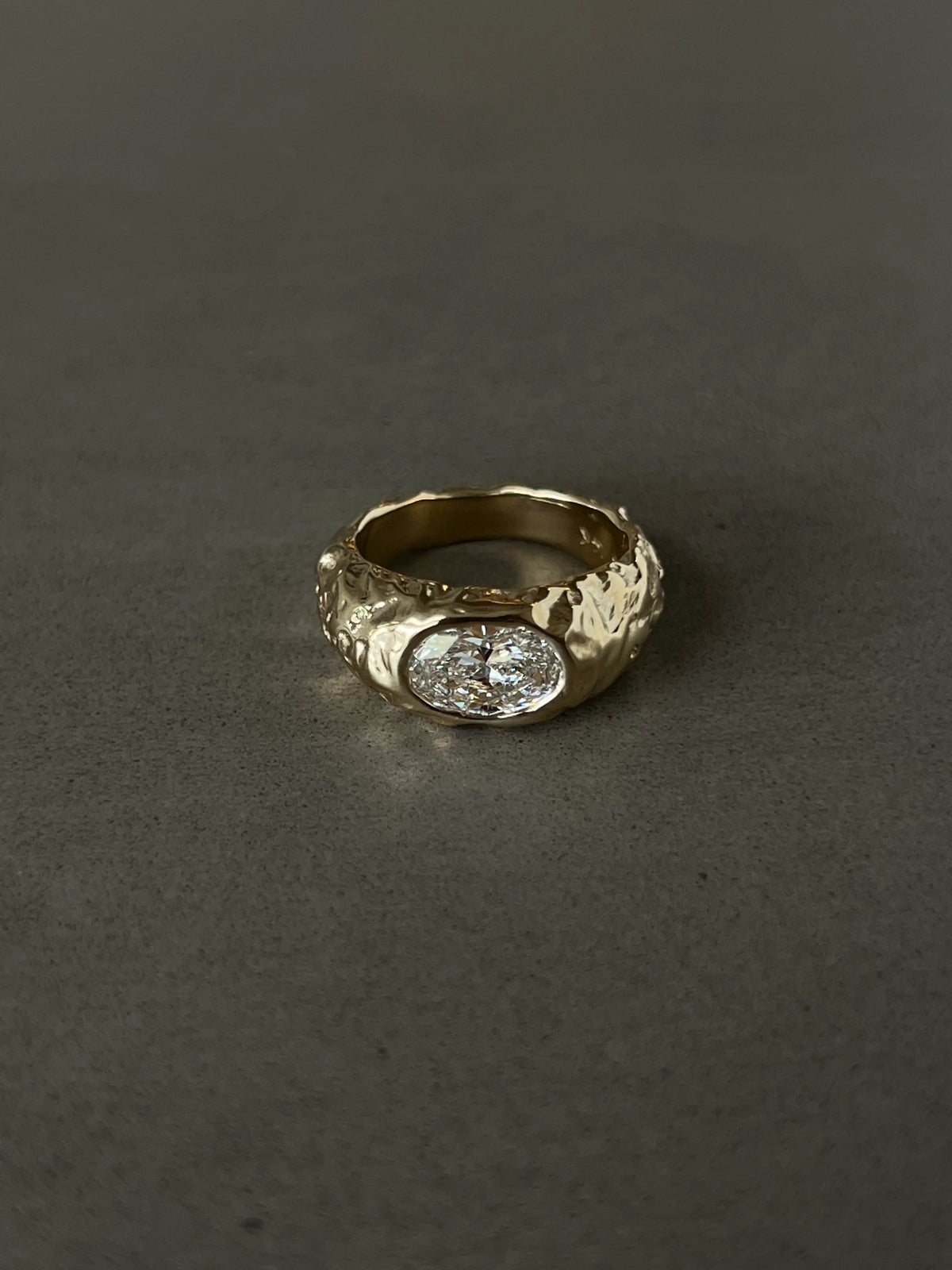 PUMICE DOME RING
