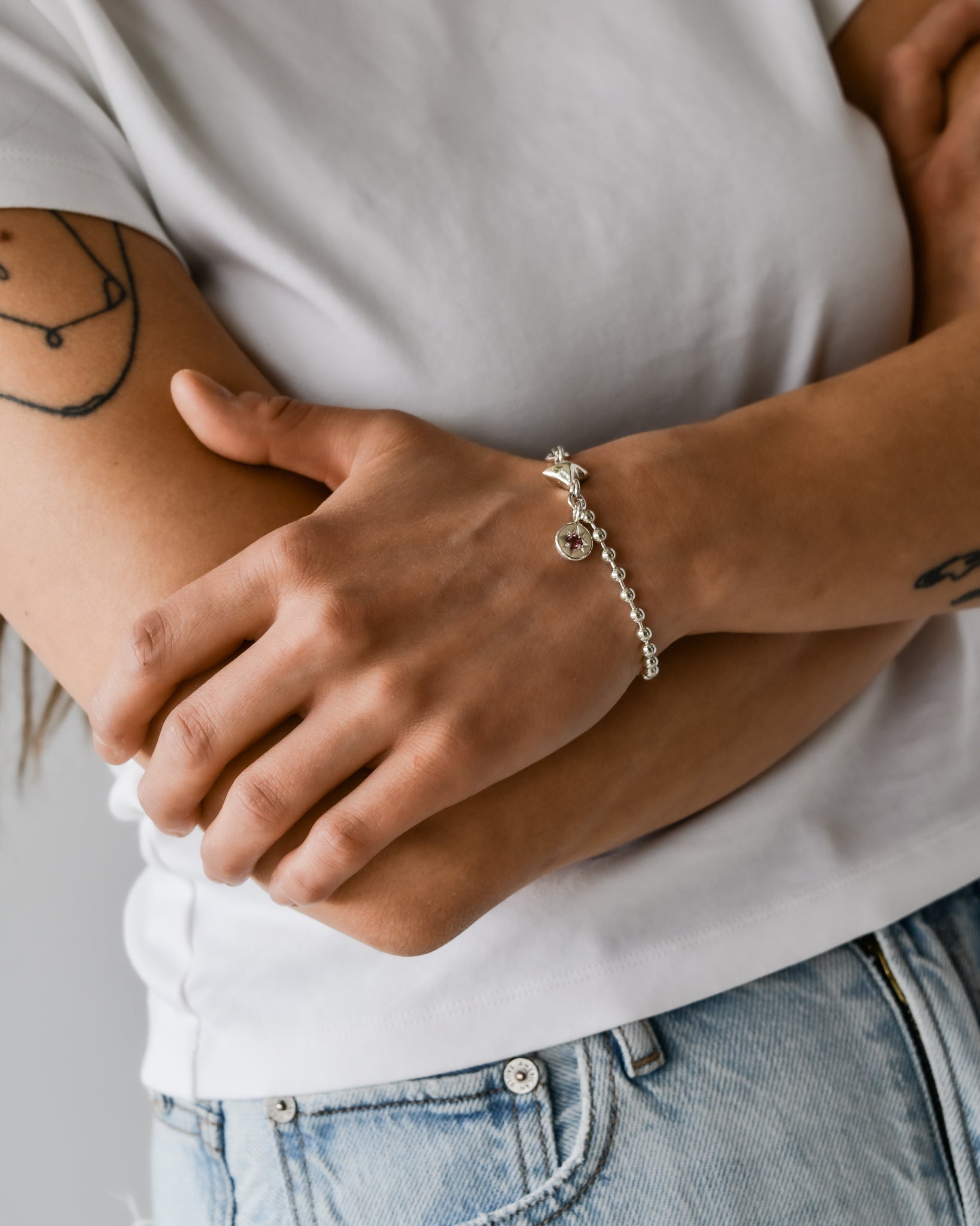 ORBIT BRACELET FEAT. NOVA CHARM | PINK TOURMALINE | DISCONTINUED