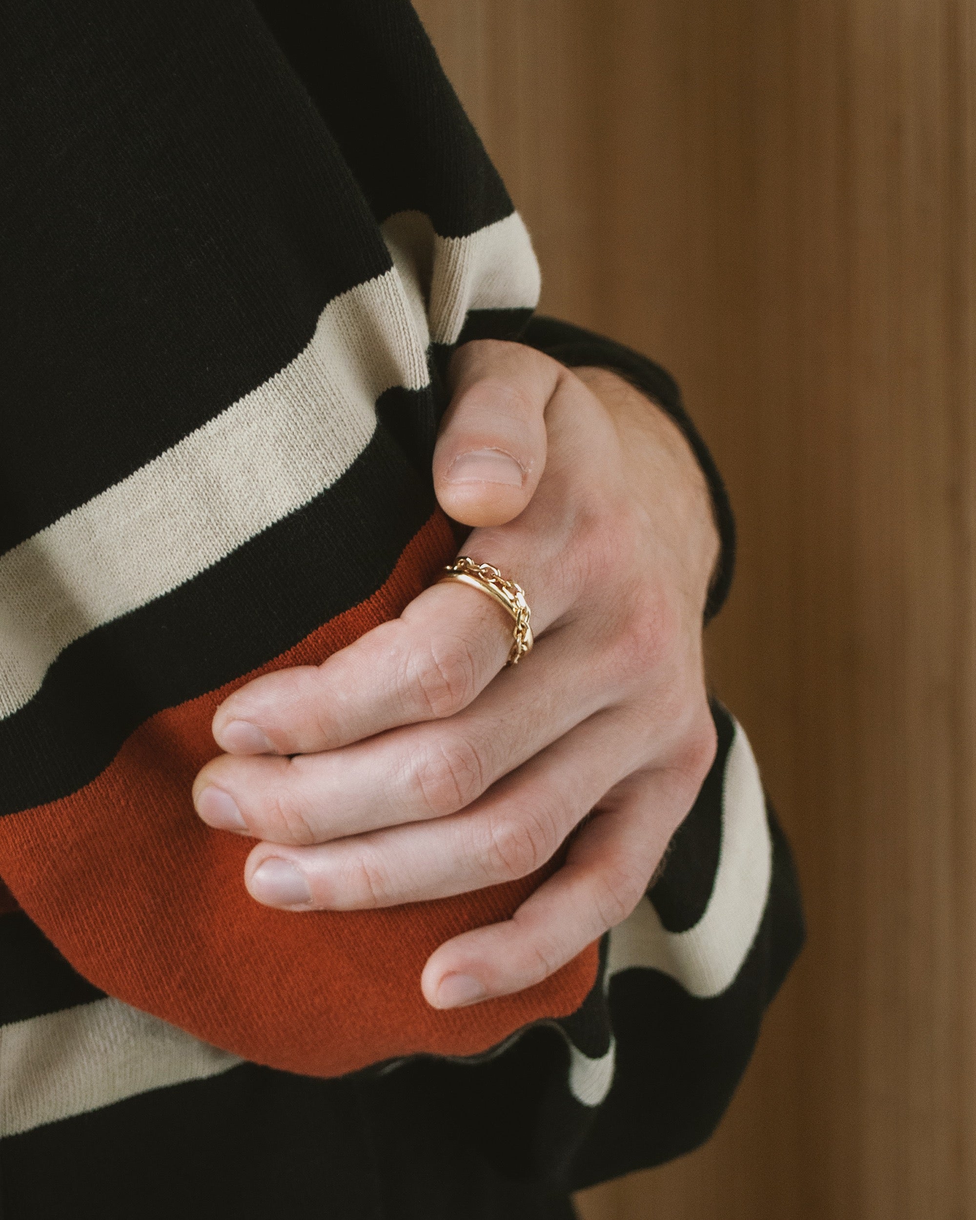 GRAVEN CHAIN RING | DISCONTINUED