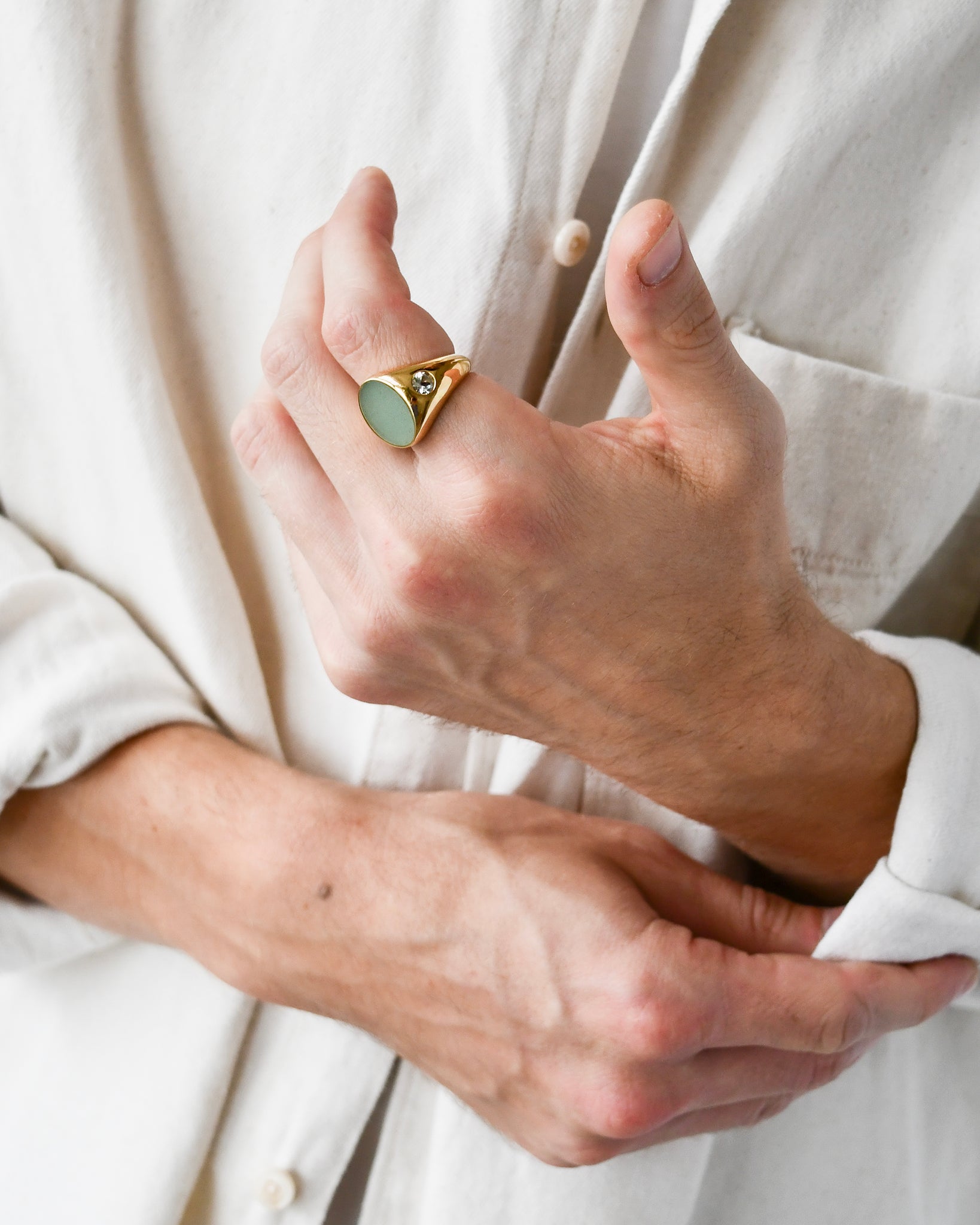 GRAVITY RING | AVENTURINE