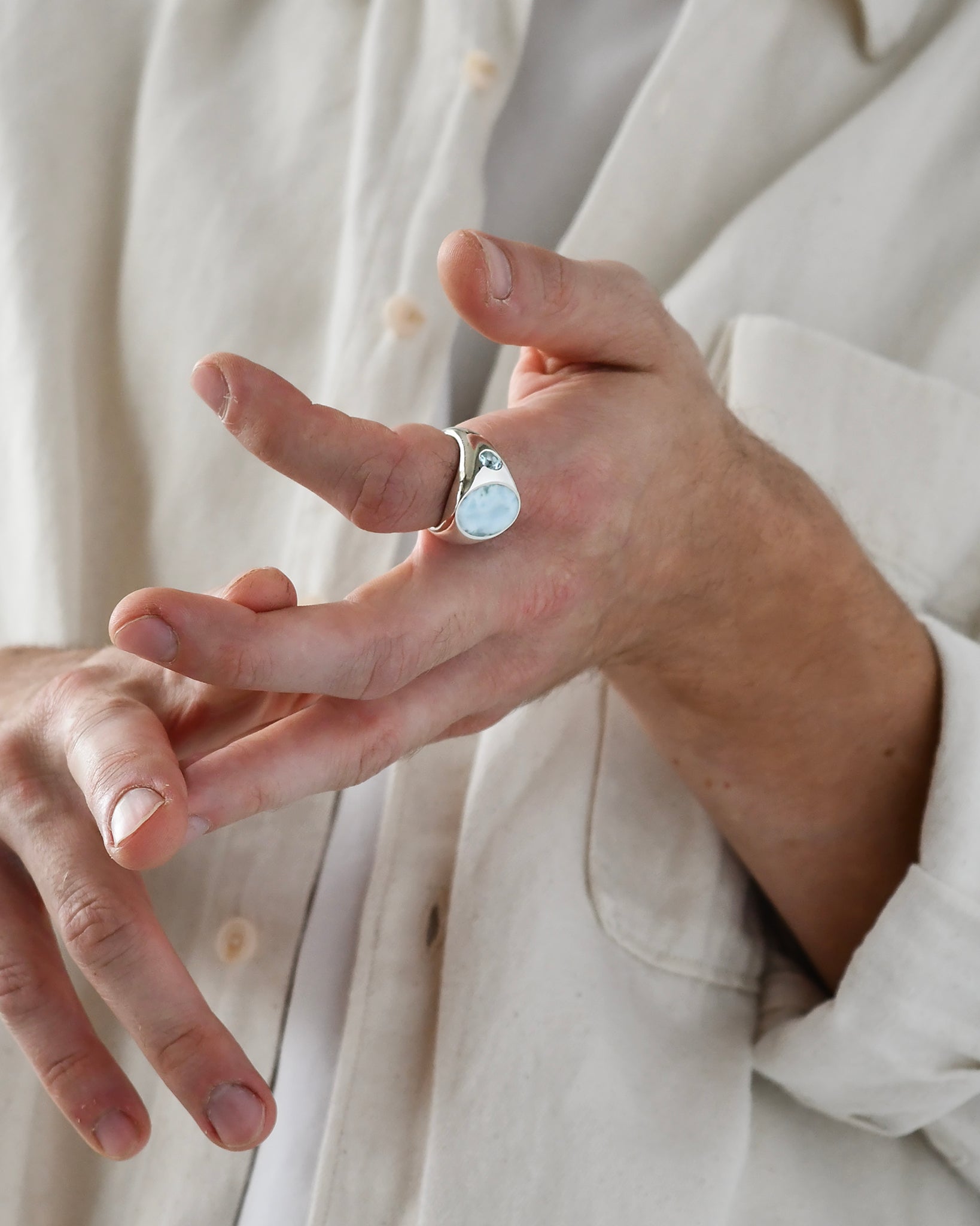 GRAVITY RING | LARIMAR