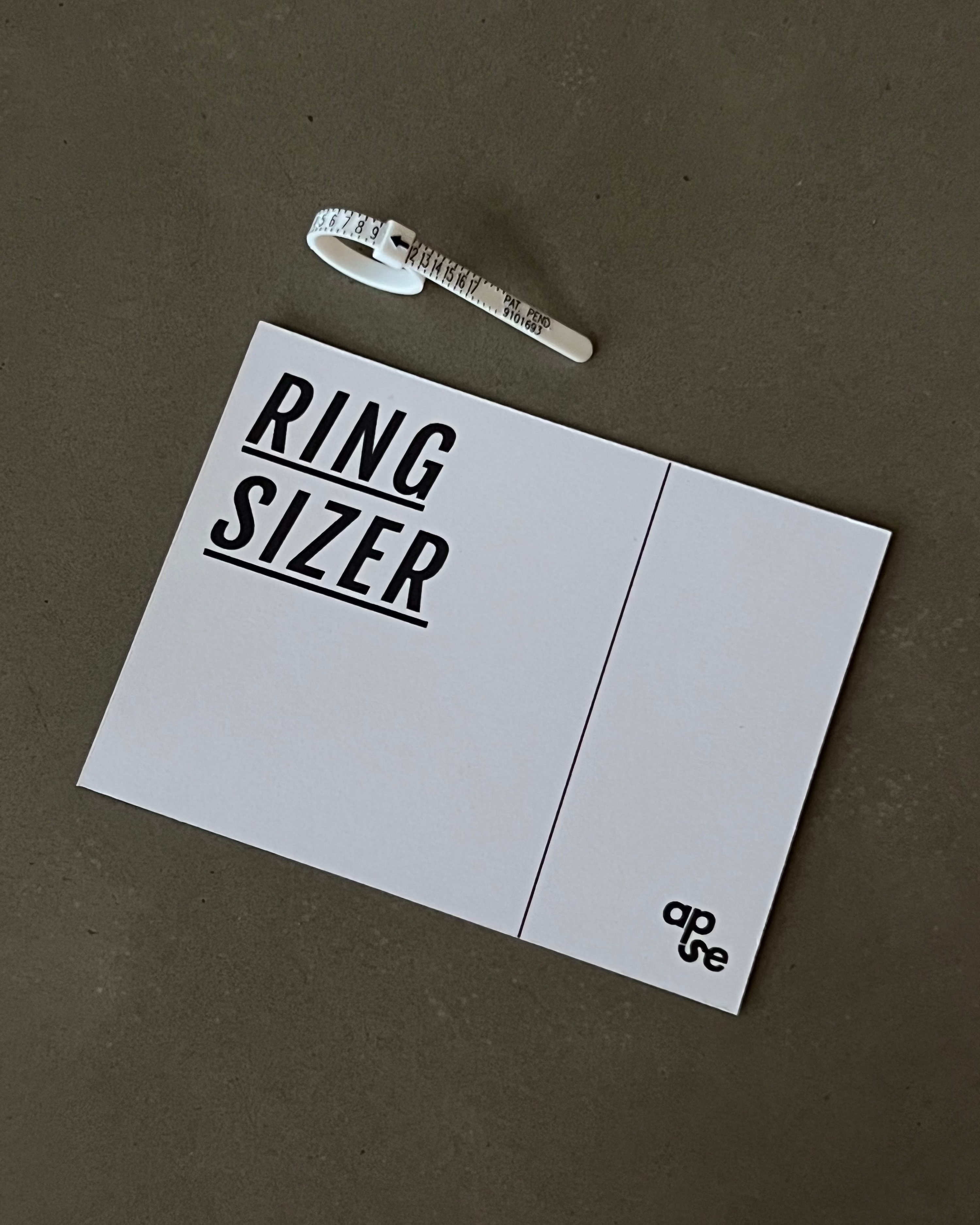 RING SIZER TOOL