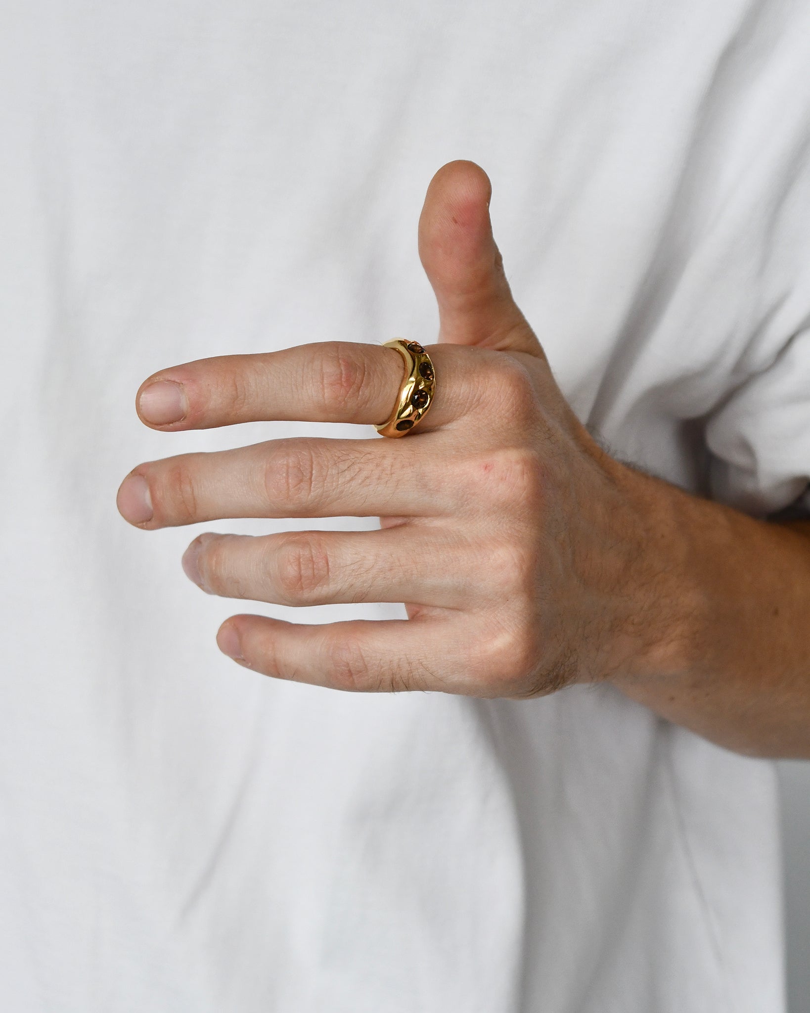 MAGMA RING | SMOKY QUARTZ