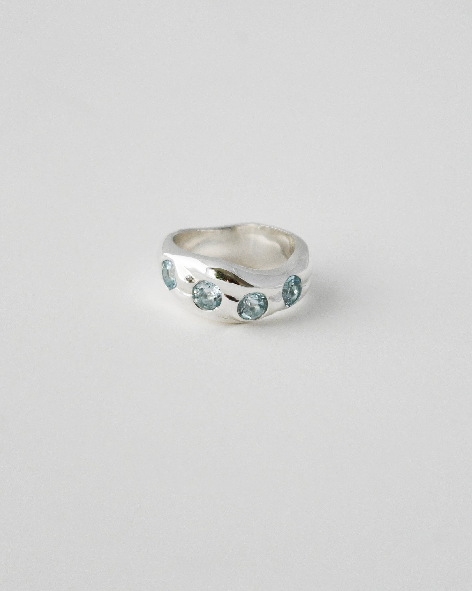 MAGMA RING | SKY BLUE TOPAZ