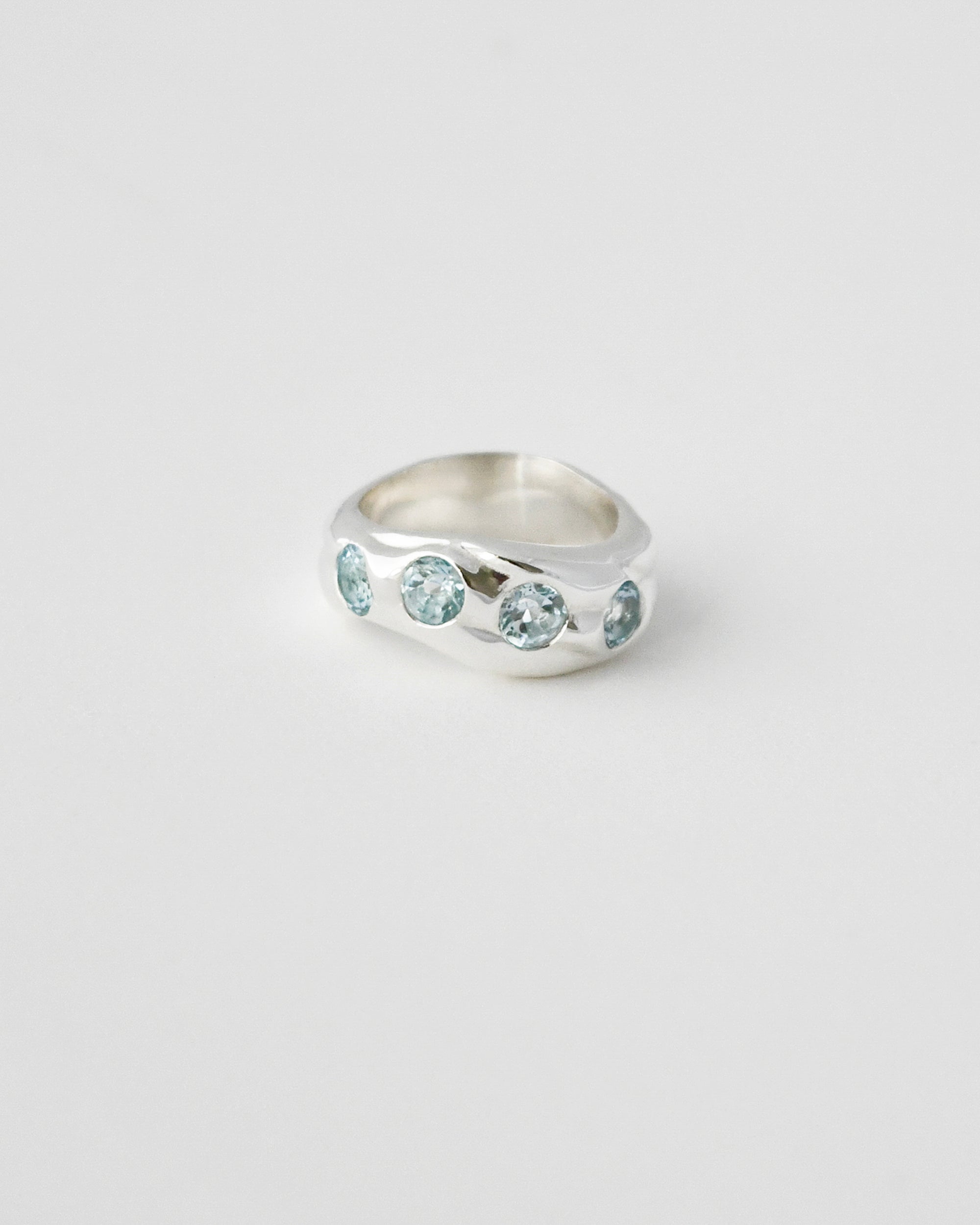 MAGMA RING | SKY BLUE TOPAZ