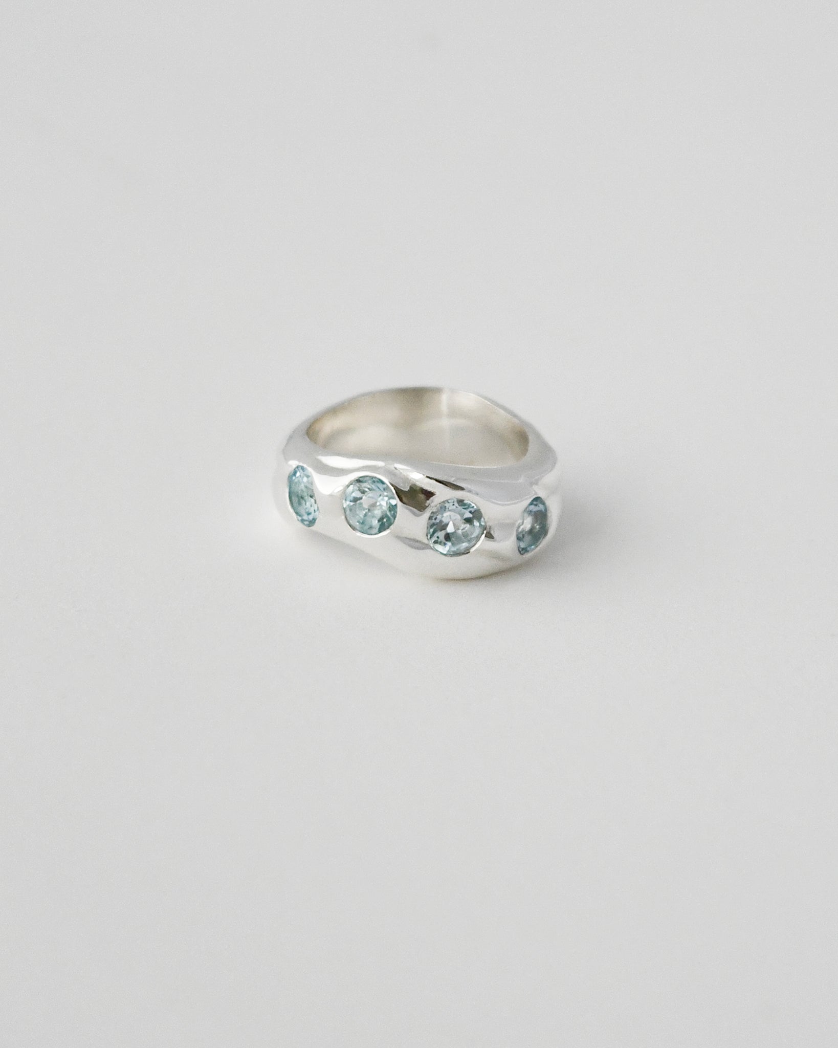 MAGMA RING | SKY BLUE TOPAZ