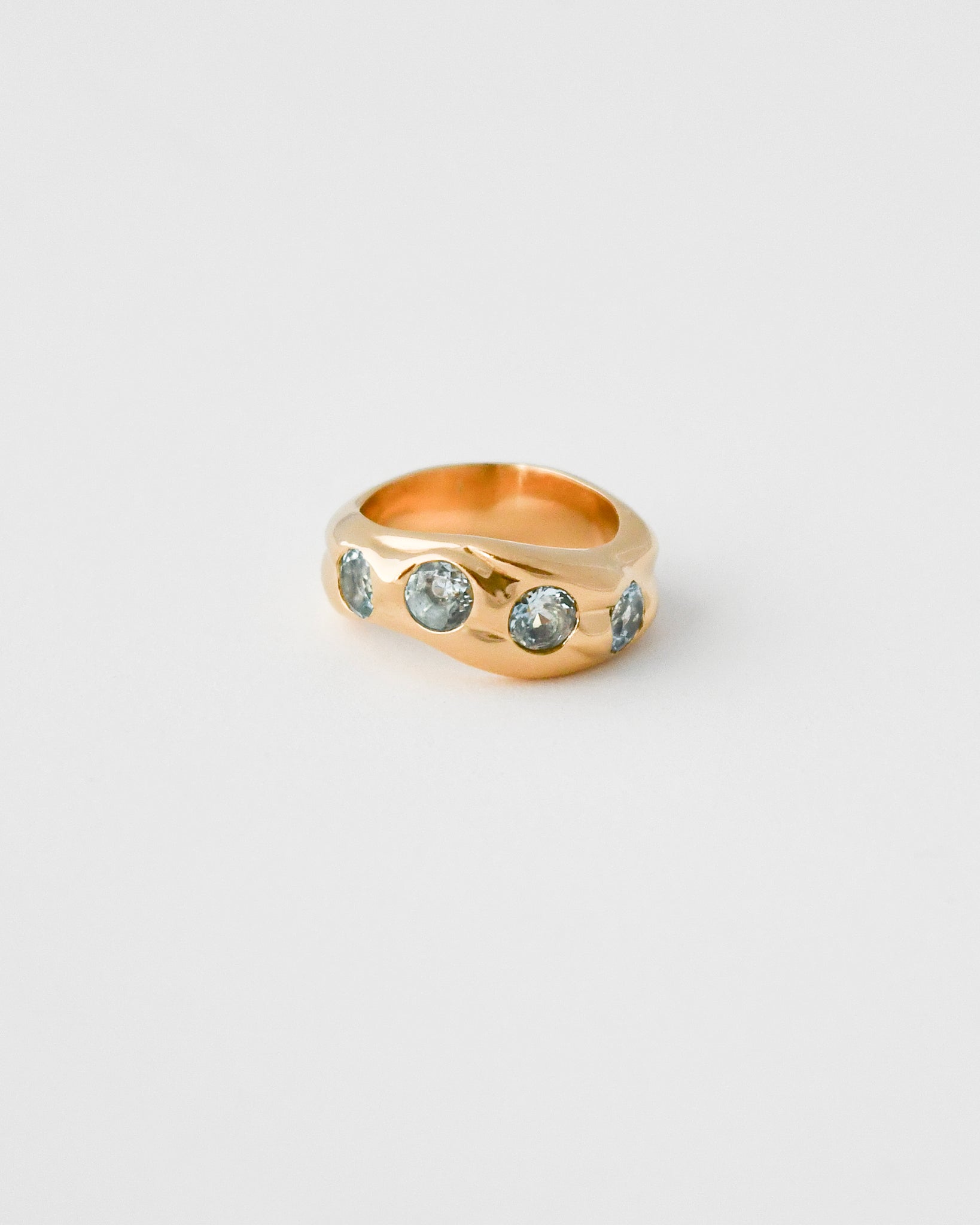 MAGMA RING | SKY BLUE TOPAZ