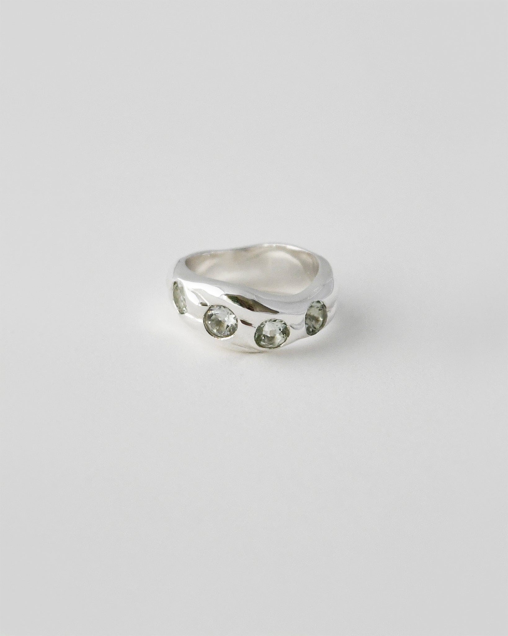 MAGMA RING | GREEN QUARTZ