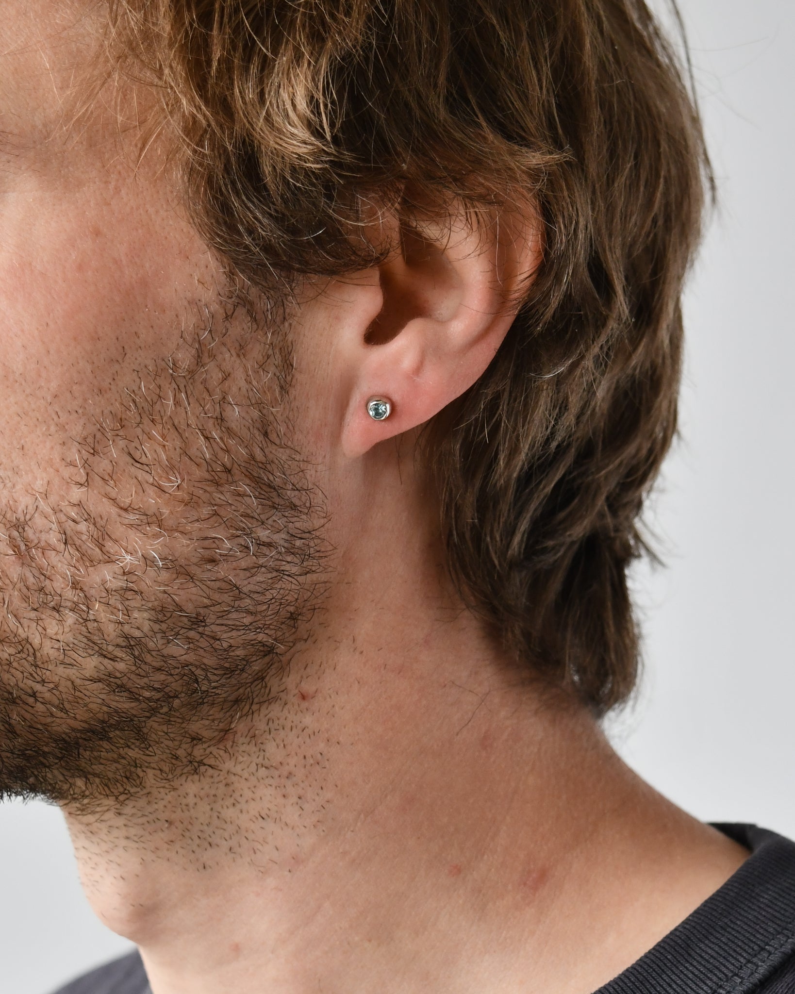 DEW DROP STUDS | AQUAMARINE