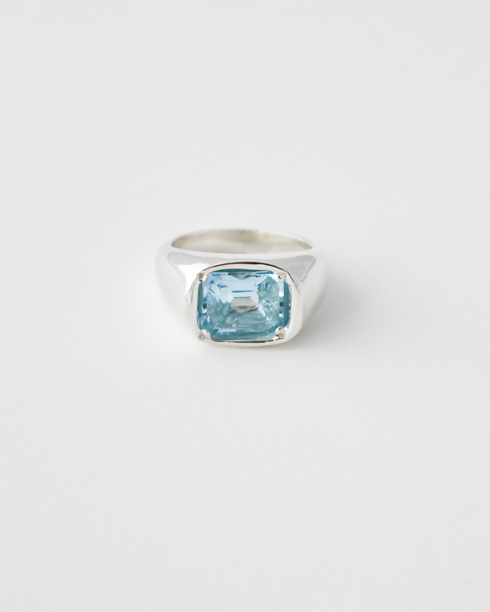 MUD RING | SKY BLUE TOPAZ