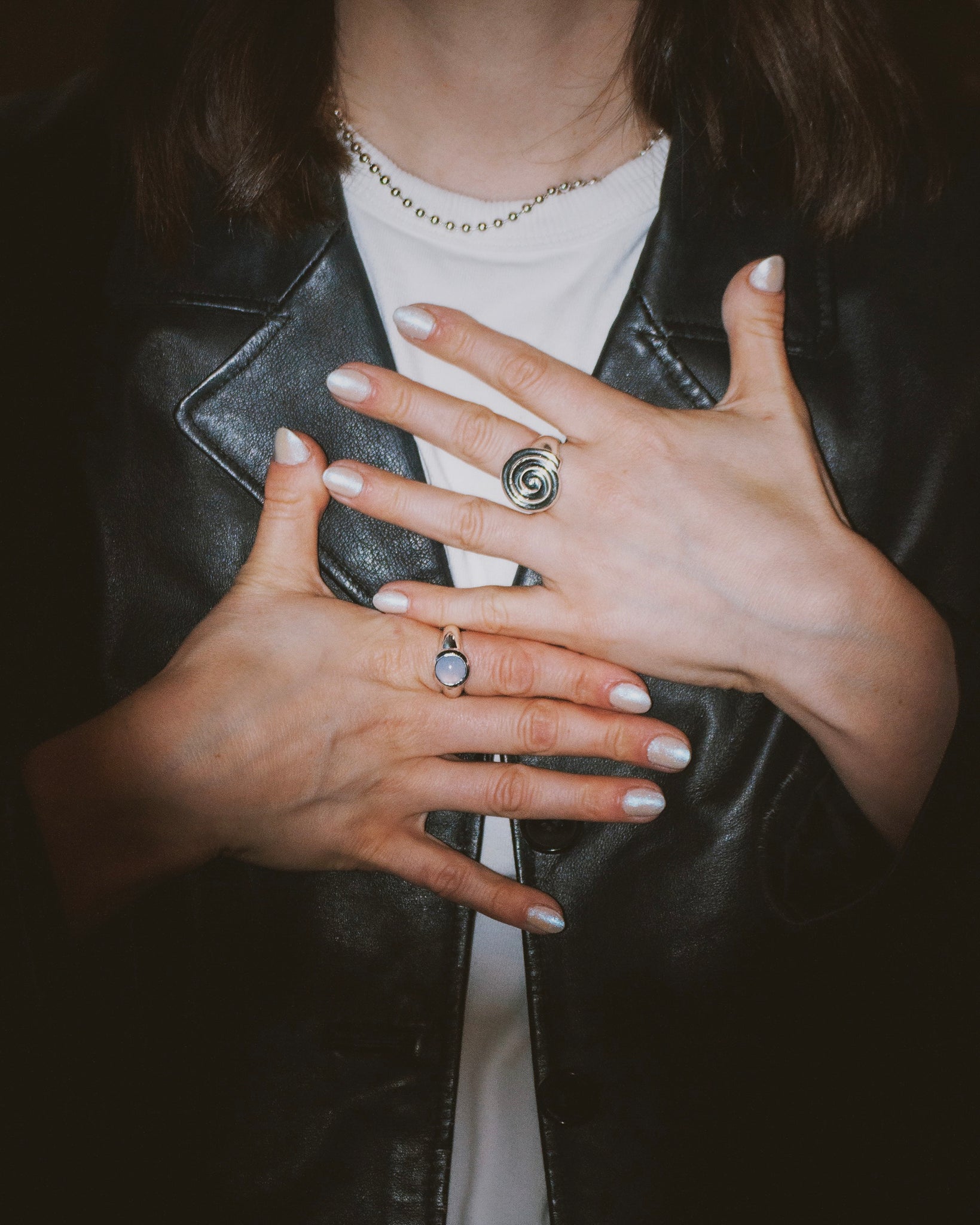 PLANET RING | CHALCEDONY