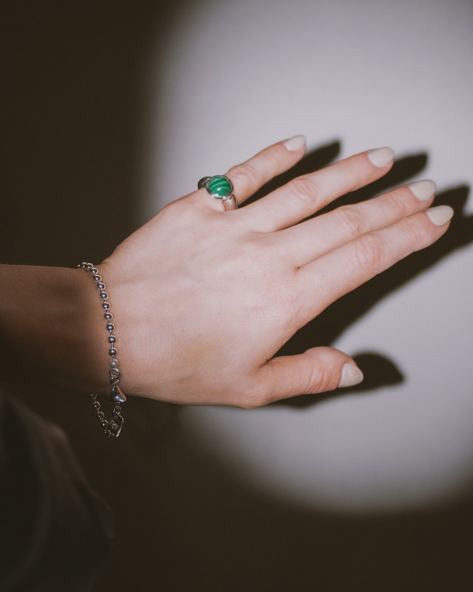 PLANET RING | MALACHITE | SAMPLE