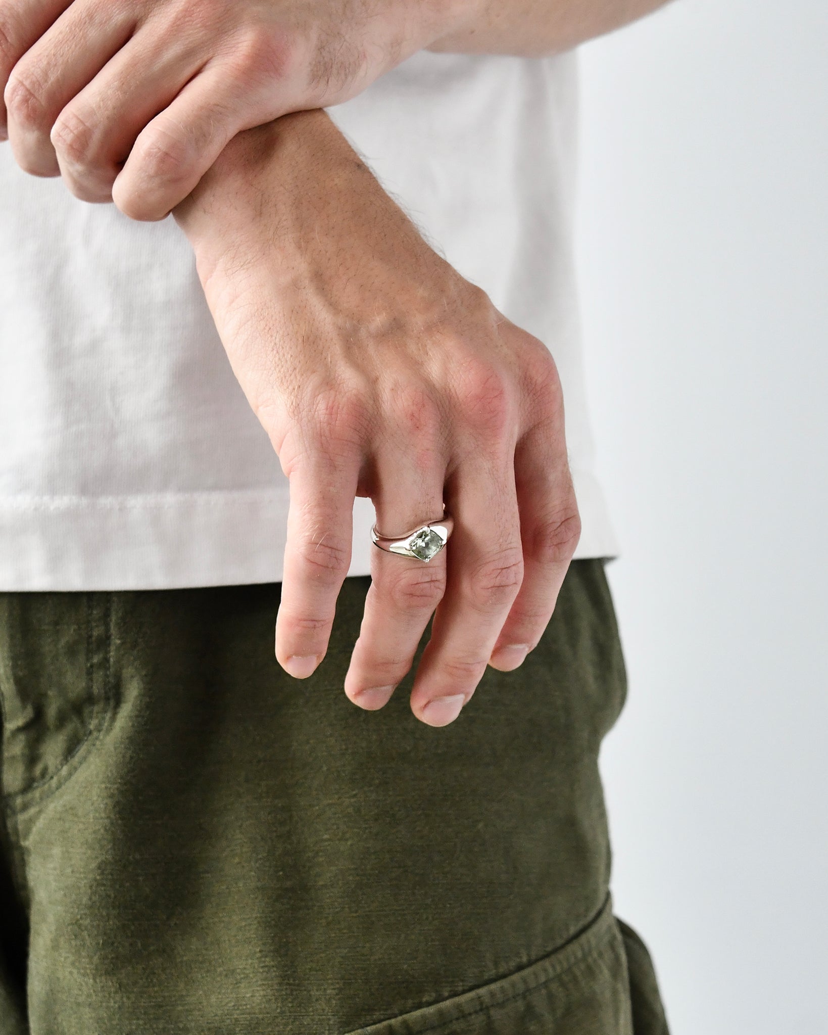 WHIRLPOOL RING | GREEN QUARTZ