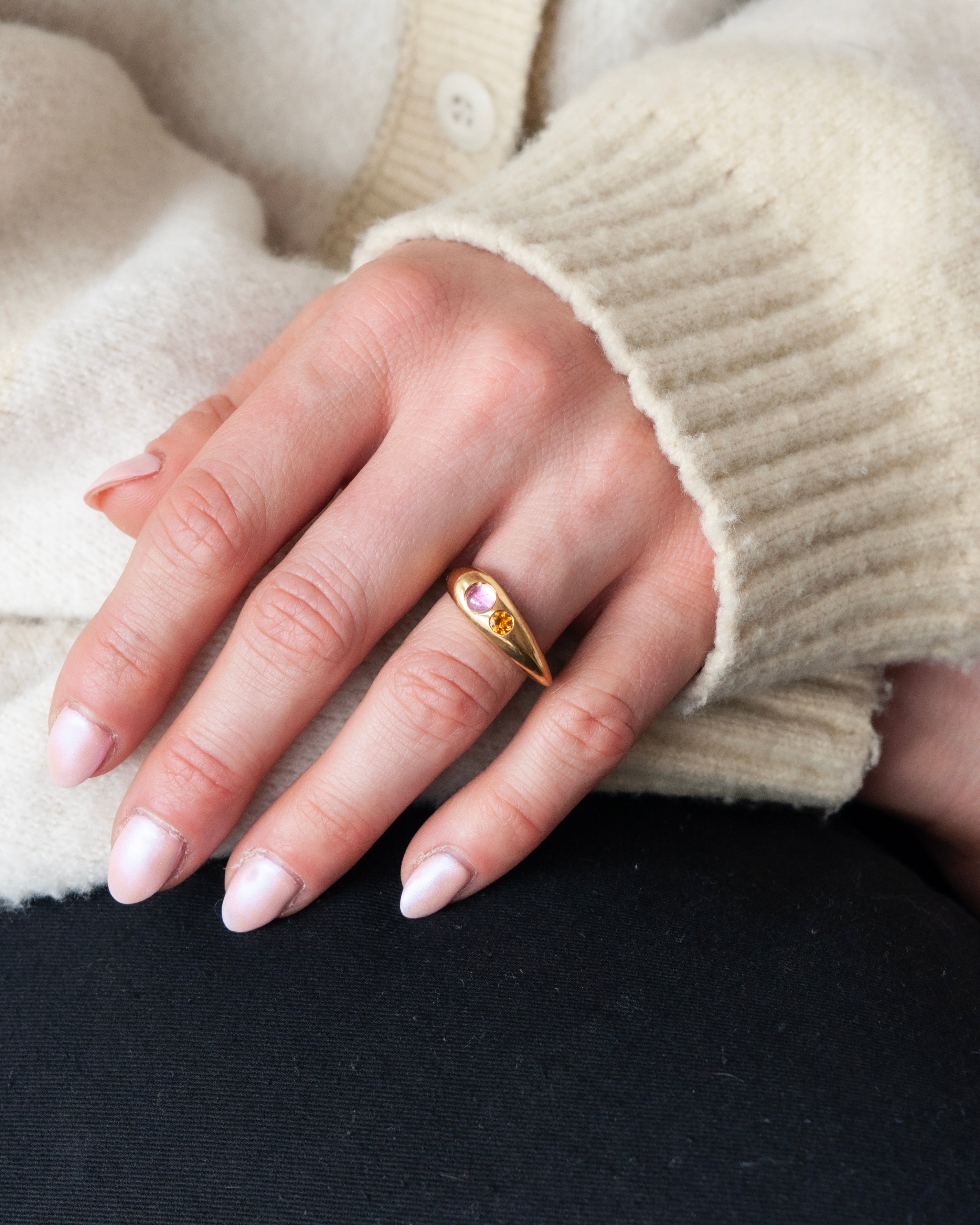 METEOR RING | PINK SAPPHIRE | DISCONTINUED