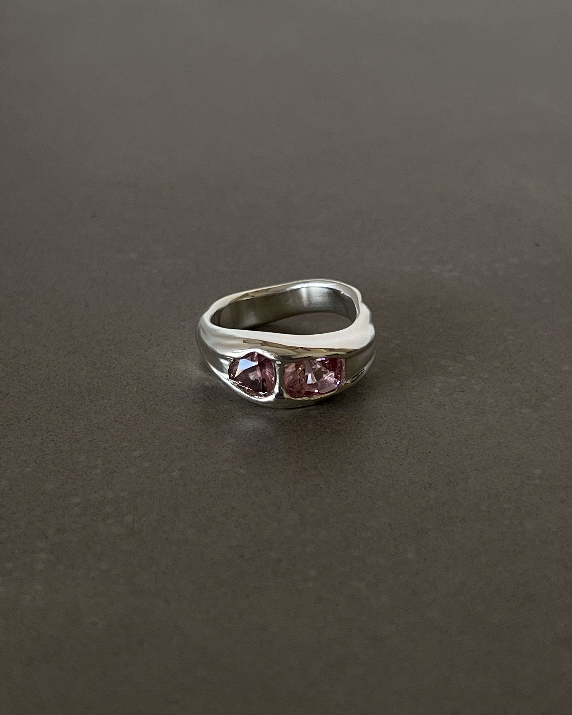 RING 110 | RASPBERRY SAPPHIRE AND PINK TOURMALINE