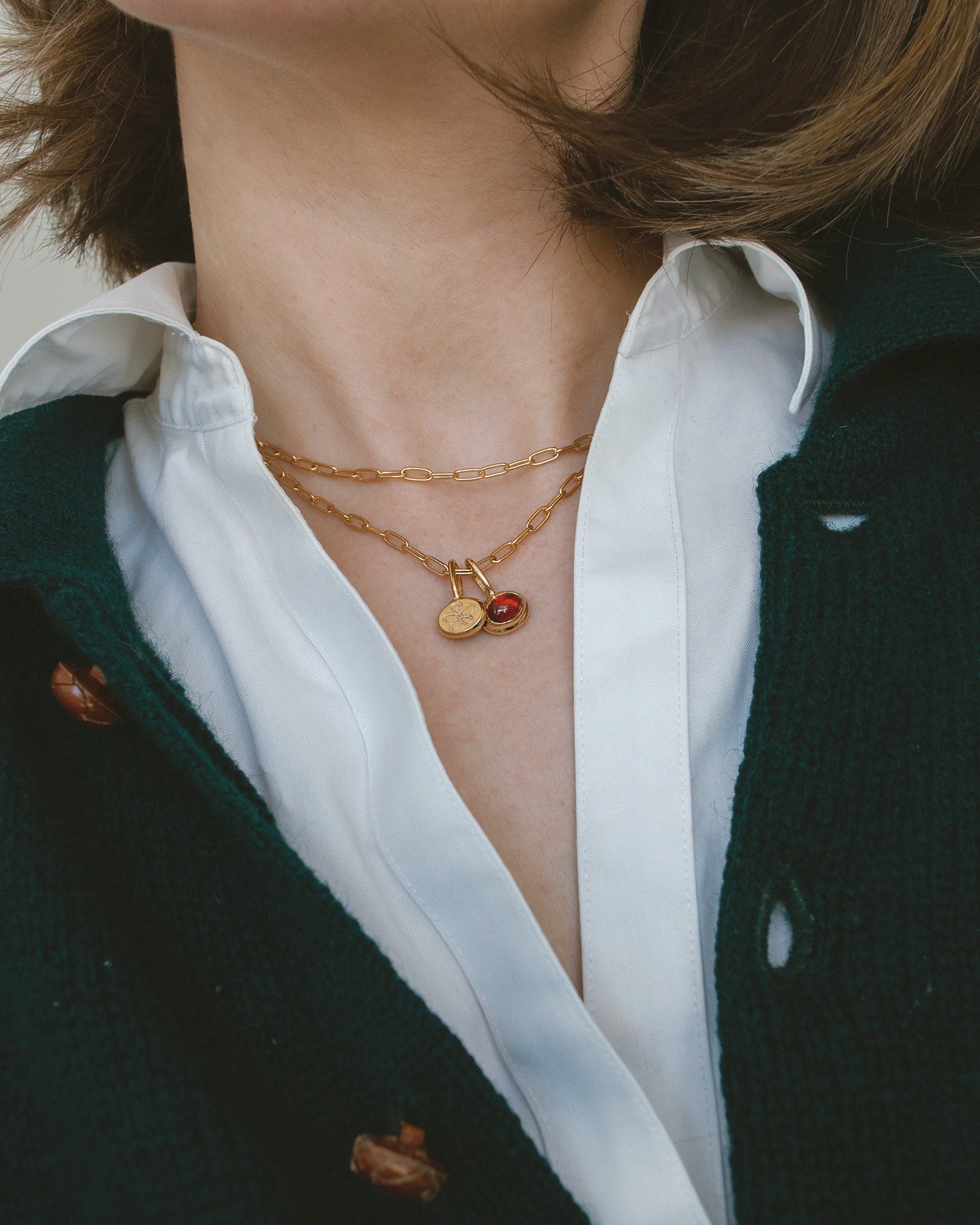 GARNER NECKLACE | RUBY