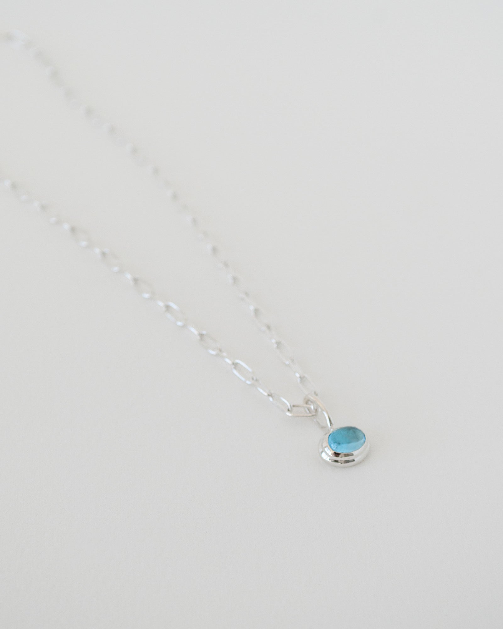 GARNER NECKLACE | BLUE TOPAZ