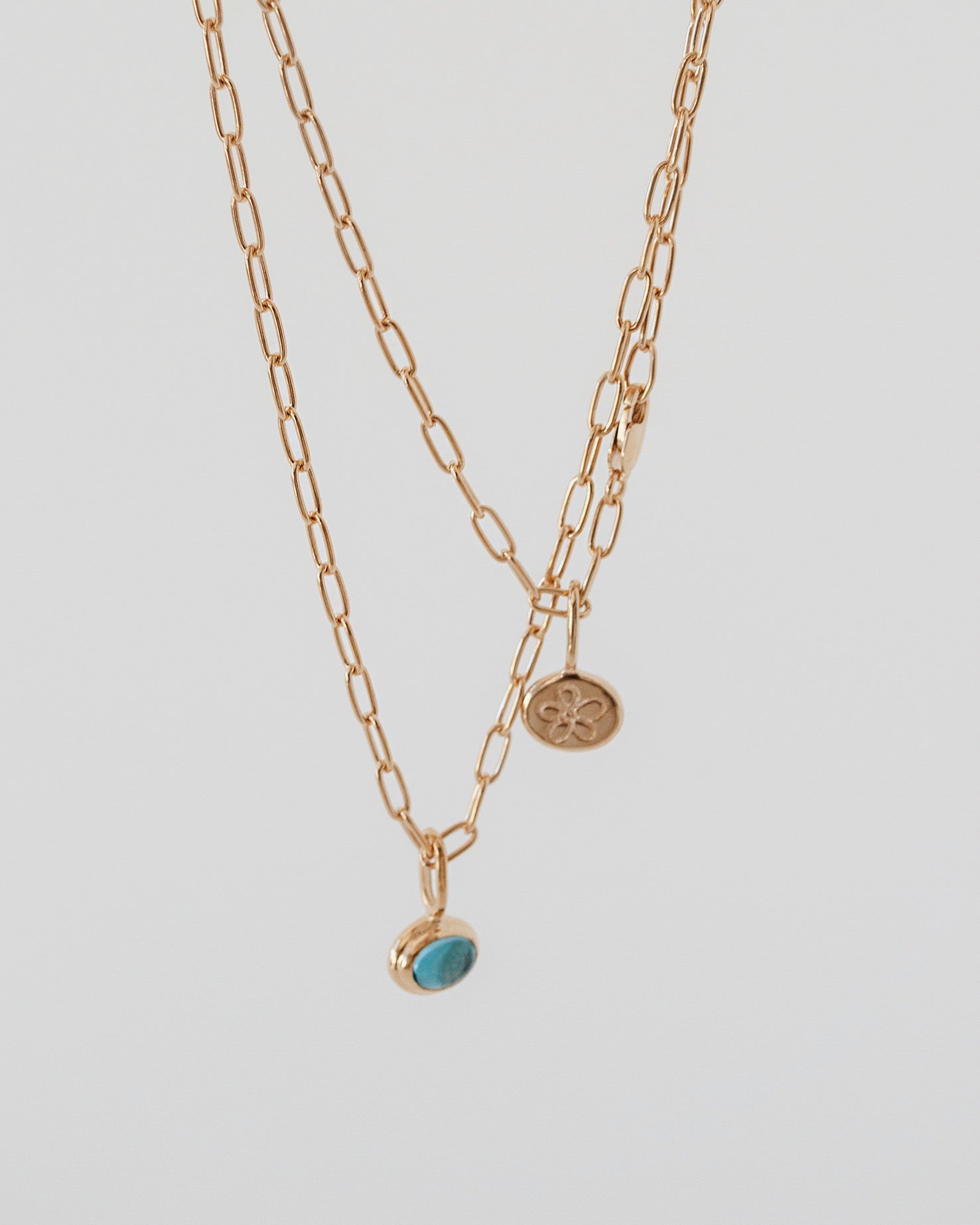 GARNER NECKLACE | BLUE TOPAZ