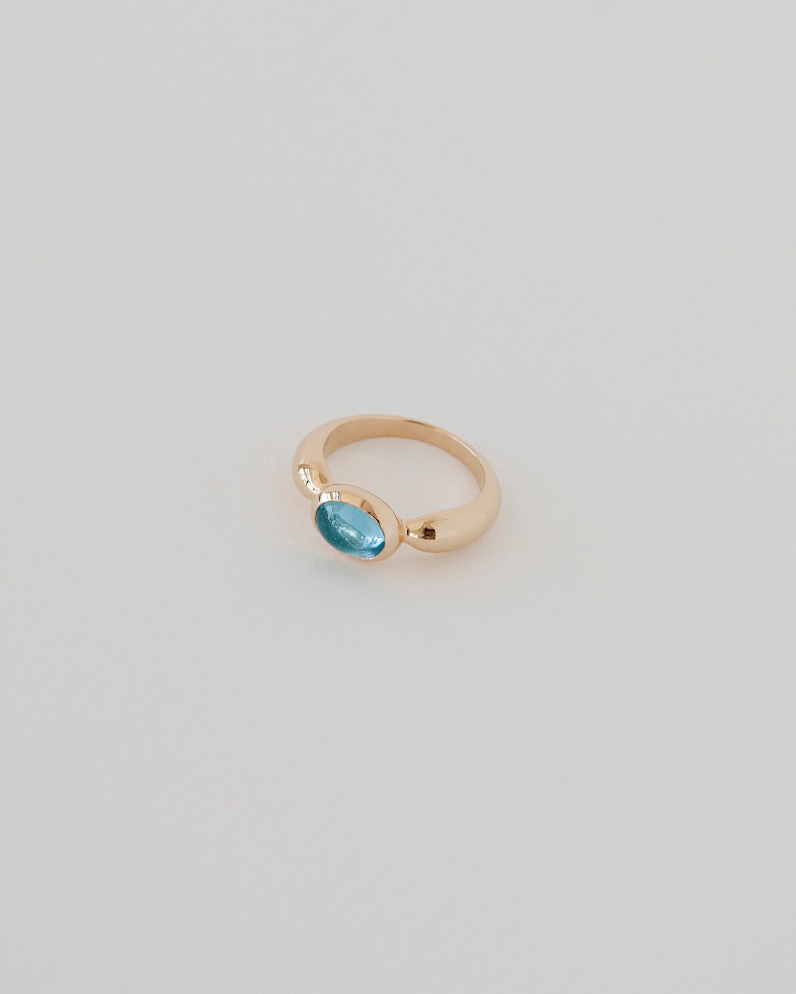 GARNER RING | BLUE TOPAZ