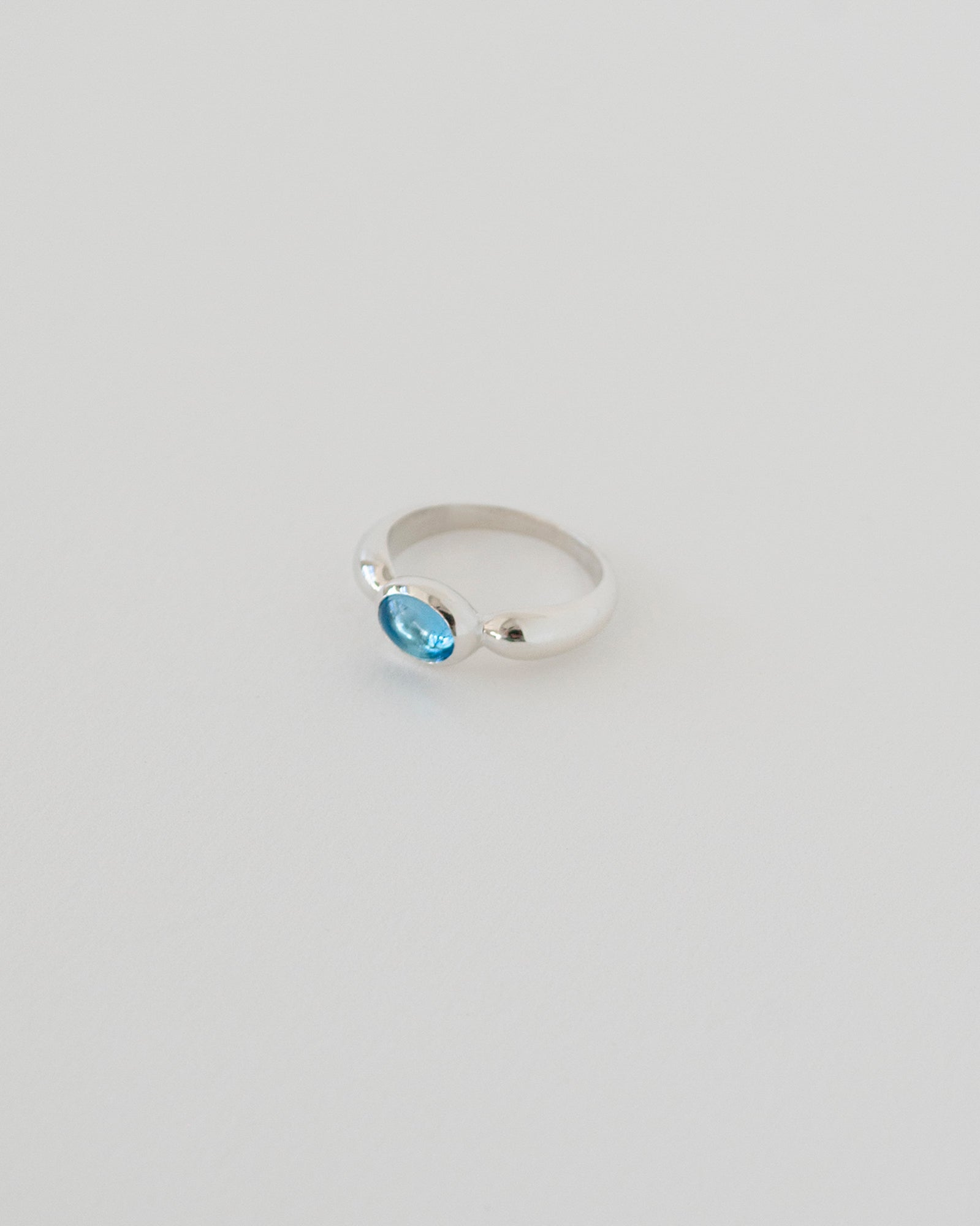 GARNER RING | BLUE TOPAZ