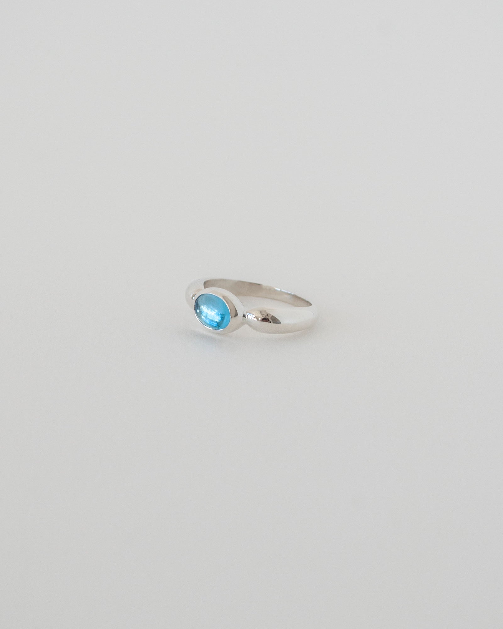 GARNER RING | BLUE TOPAZ