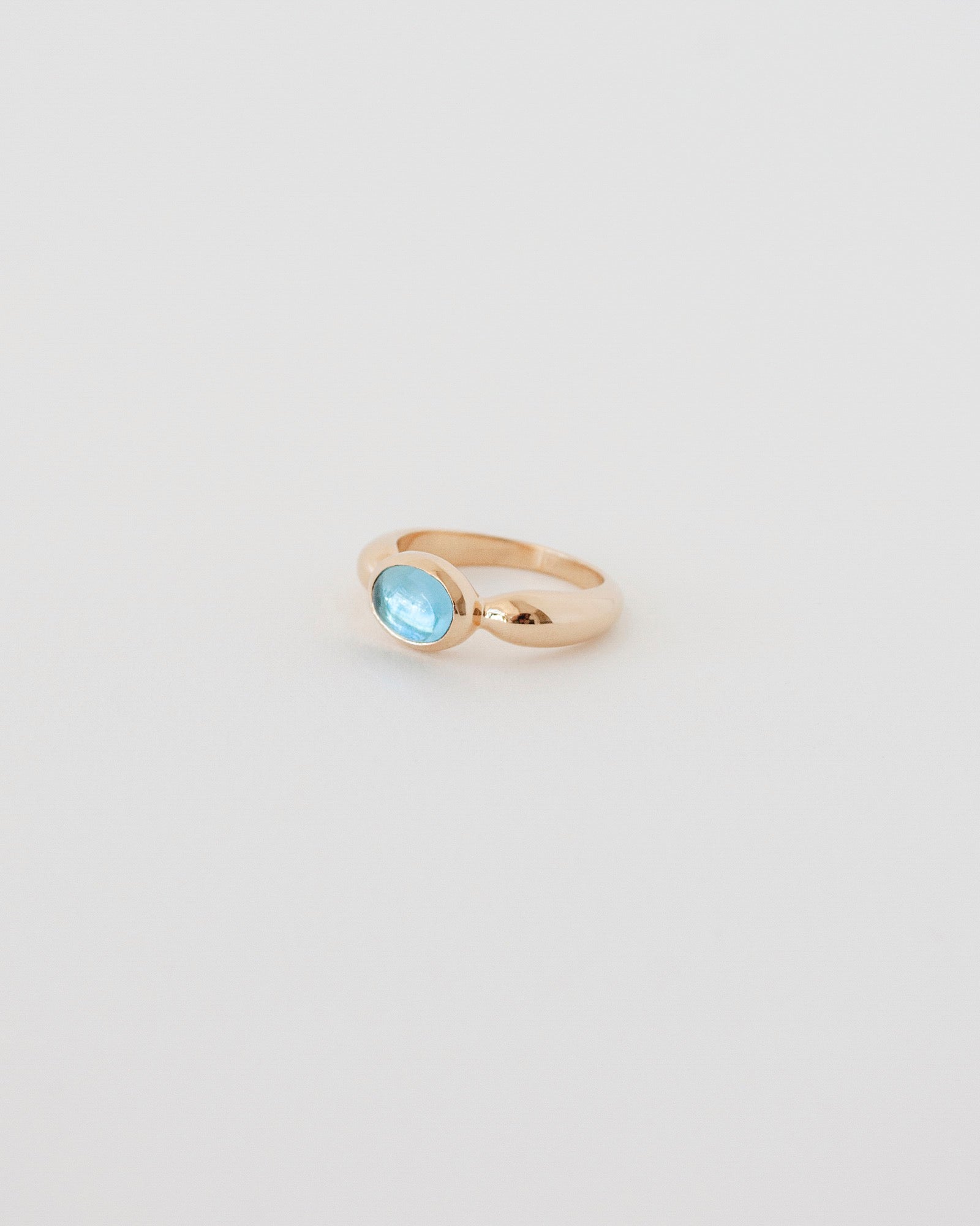 GARNER RING | BLUE TOPAZ