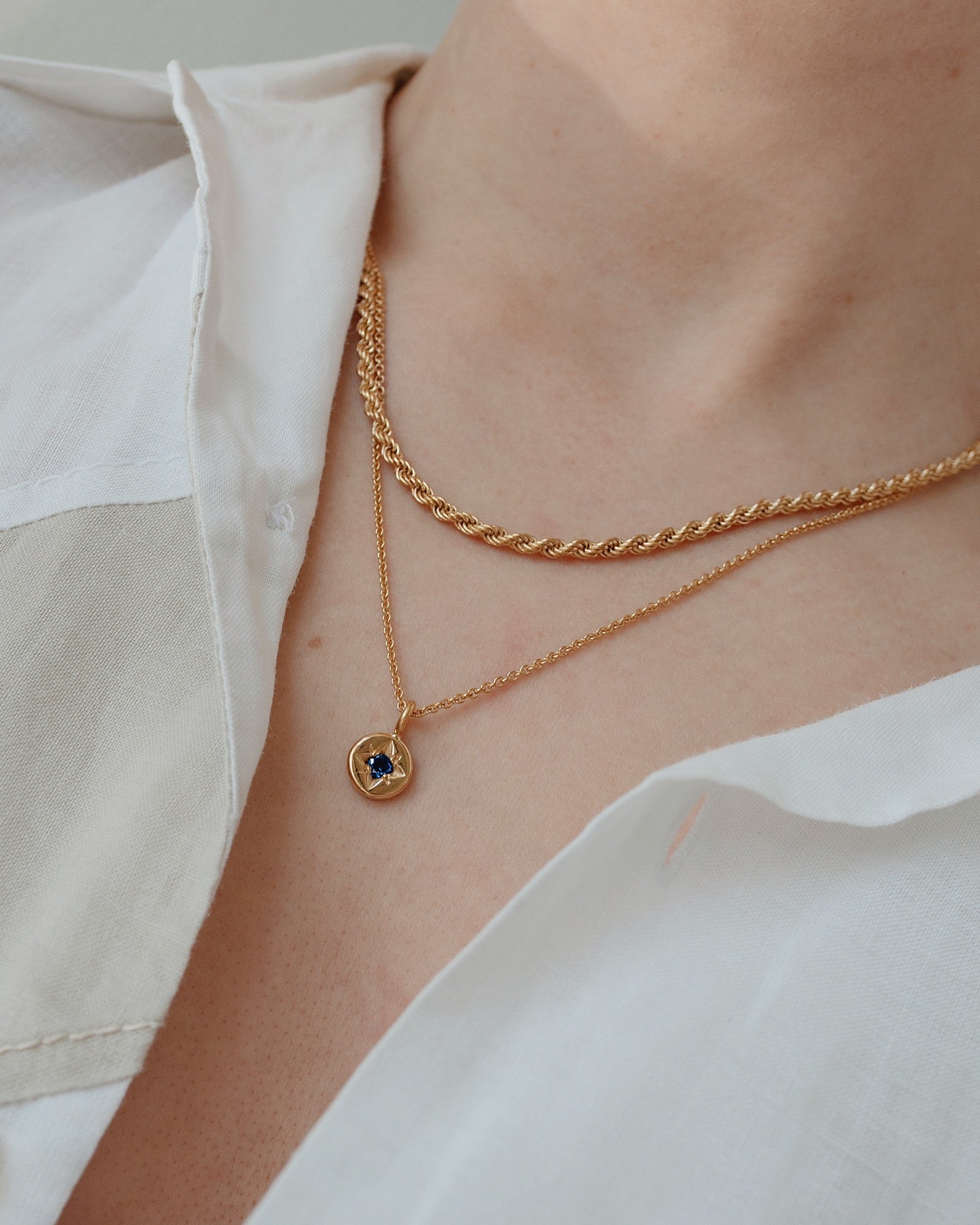 NOVA NECKLACE | BLUE SAPPHIRE